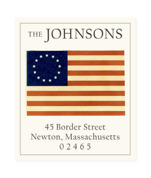 Betsy's Flag - Return Address Labels