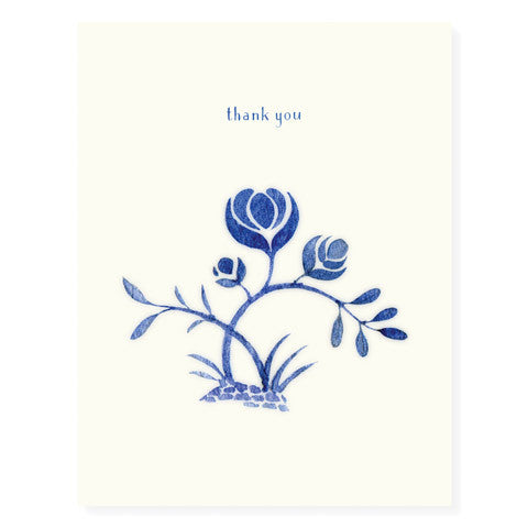 Delftware Flower - Occasion Card