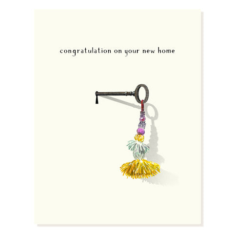 Key With Tassel - Occasion Card