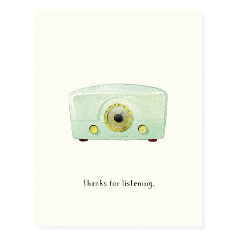 When Radio Was Golden - Occasion Card