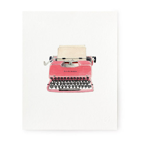 Retro Typewriter - Art Print