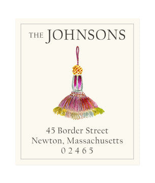 Royal Tassel - Return Address Labels