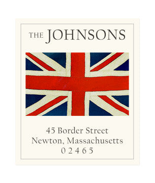 Union Jack - Return Address Labels