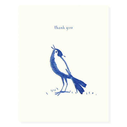 Delftware Bird - Occasion Card