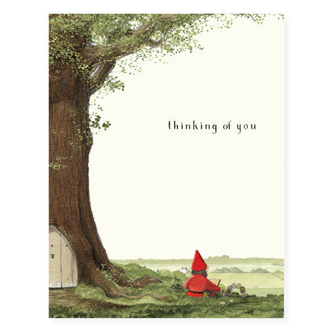 Gnome by the Tree - Occasion Card