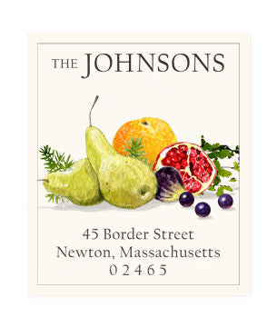 Festive Fruit - Return Address Labels