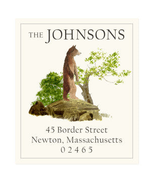 Bear Rock - Return Address Labels