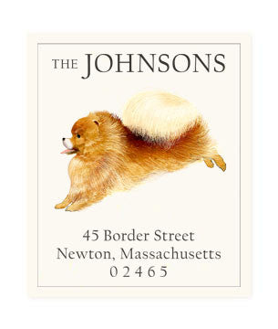 Pomeranian - Return Address Labels
