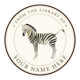 Zebra - Ex Libris Medallions