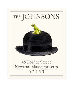 Gentleman Frog - Return Address Labels