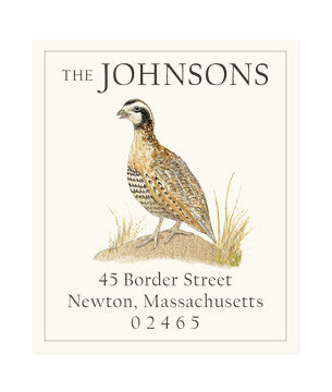 Bobwhite Quail - Return Address Labels