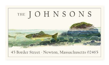 Under the Brook - Panoramic Return Address Labels