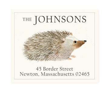 Hedgie - Return Address Labels