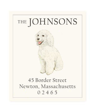 Poodle - Return Address Labels