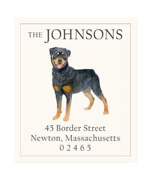 Rottweiler - Return Address Labels