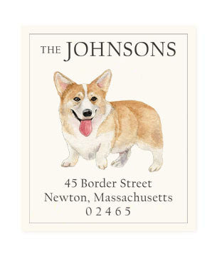 Pembroke Welsh Corgi - Return Address Labels