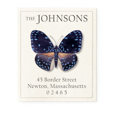 Velutina Butterfly - Return Address Labels