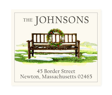 First Snow - Return Address Labels