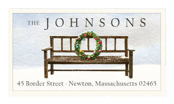 Christmas Is Coming - Panoramic Return Address Labels