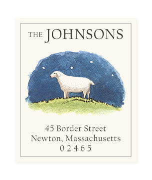 Silent Night - Return Address Labels