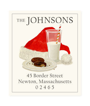Santa's Snack - Return Address Labels