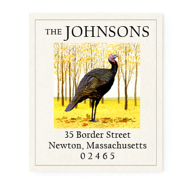 Turkey - Return Address Labels